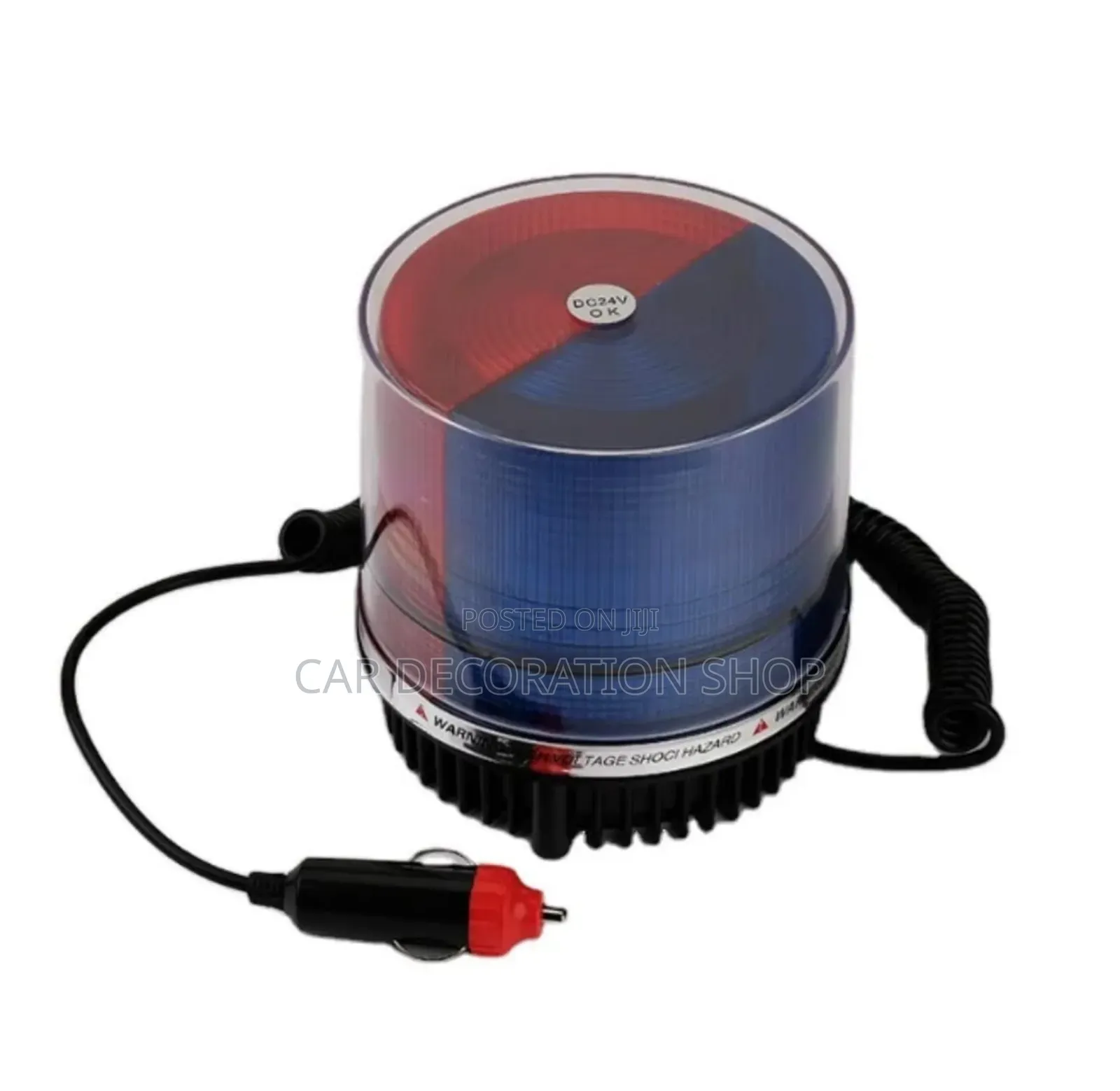Twin Color Blue Red Warning Flashing Roof Beacon Light