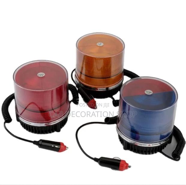 Red/Blue/Red_blue Warning Strobe Light With Magnetic Base