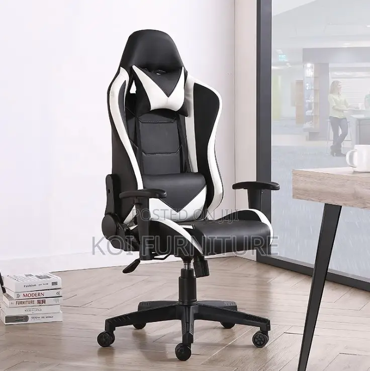 Office Chair : Generic High Back Adjustable Recliner Gaming Chair,
