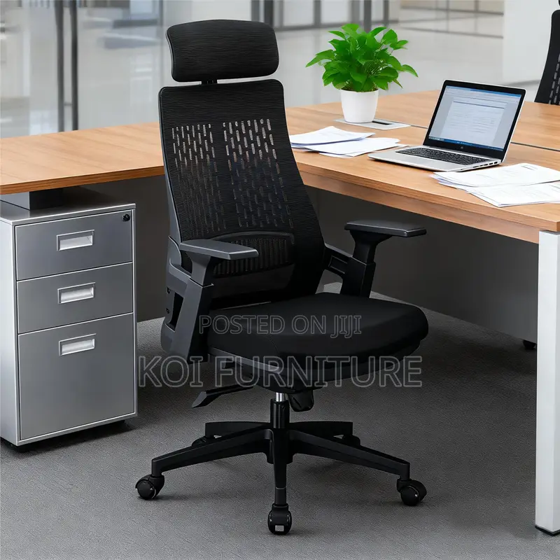 Office Chair : Lamar Mesh High Back Office Seat