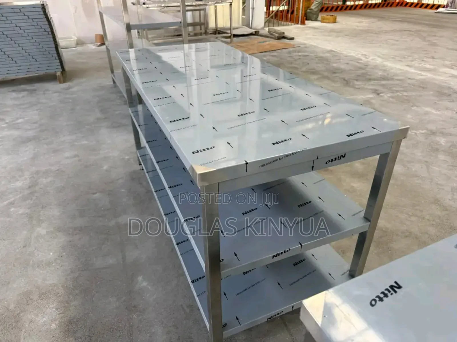 Stainless Steel Working Table ( Stainless Steel 3 Tiers)