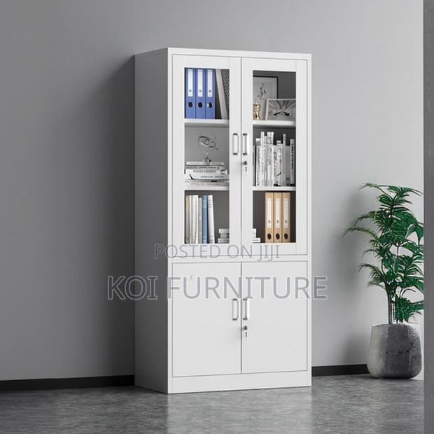 Office Cabinet : 2-Door Metallic Office Cabinet