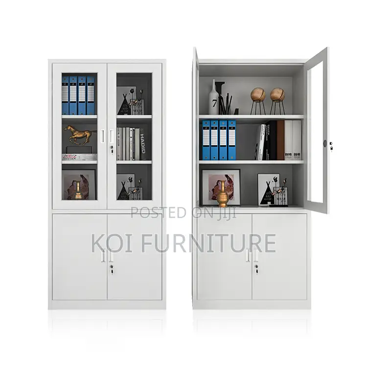 Office Cabinet : 2-Door Metallic Office Cabinet