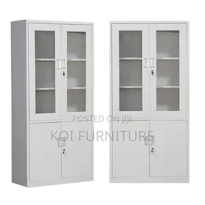 Office Cabinet : 2-Door Metallic Office Cabinet
