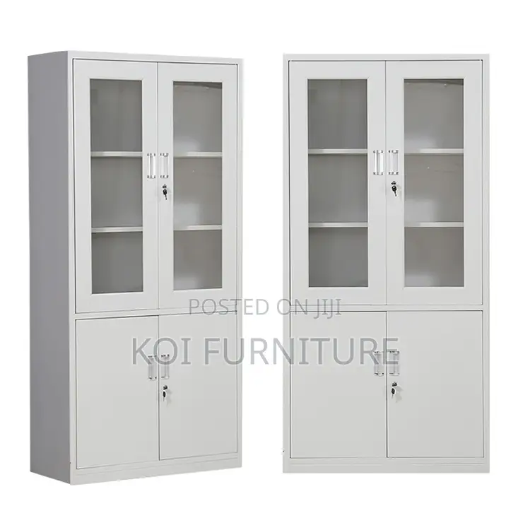 Office Cabinet : 2-Door Metallic Office Cabinet