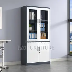 Office Cabinet : 2-Door Metallic Office Cabinet