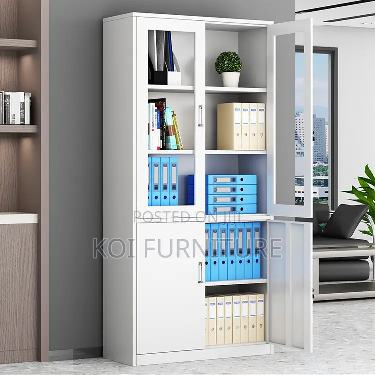 Office Cabinet : 2-Door Metallic Office Cabinet