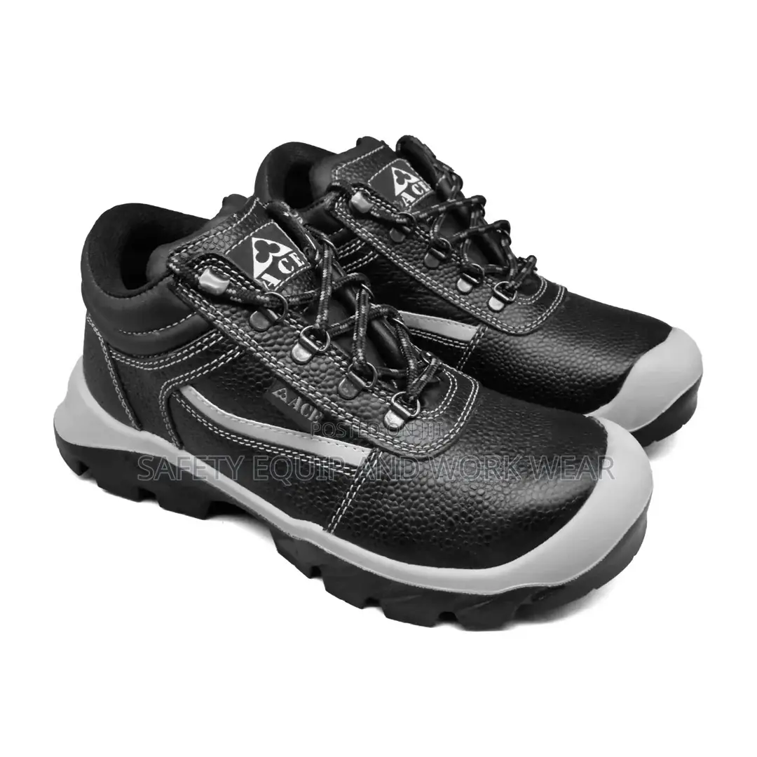 Ace Duma Safety Boots S3 (With Grey Strip)
