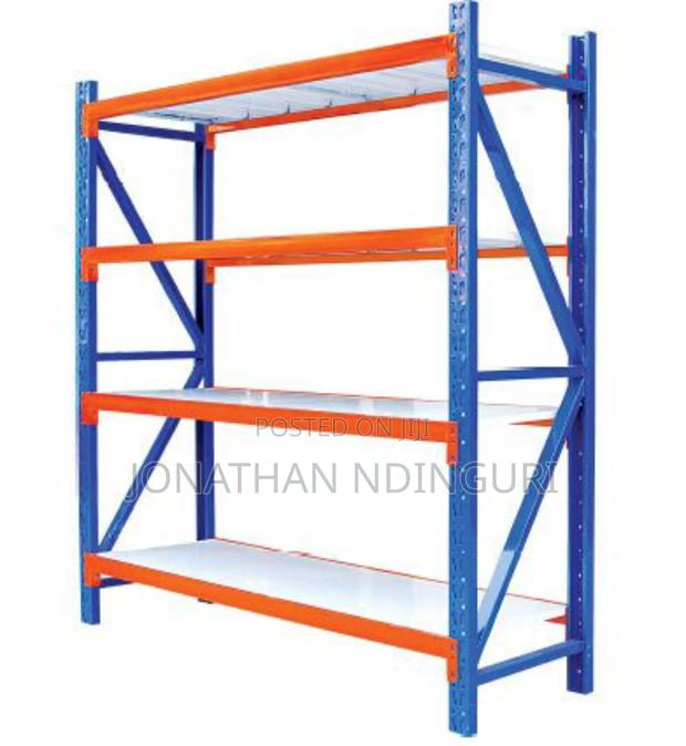 Metal Industrial Storage Shelves - main view