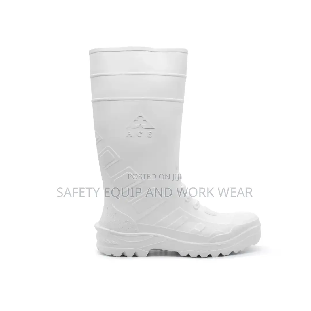 White Steel Toe Ace Gumboot (Ace Nyatiace Tsavo)