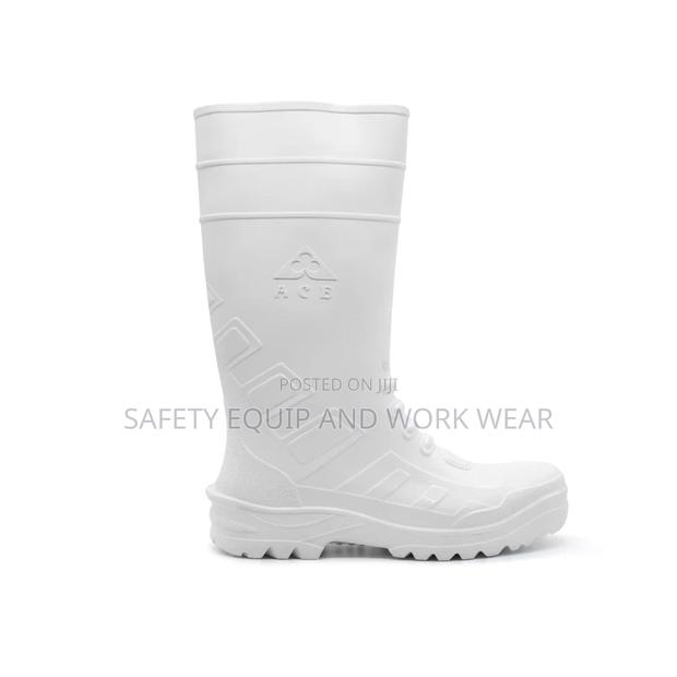 White Steel Toe Ace Gumboot (Ace Nyatiace Tsavo)