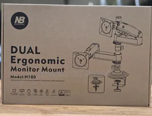 Nb Link Dual Ergonomic Monitor Arm
Model:H180
Can Mount Upto 34 In