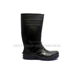Ace Tsavo Safety Gumboots - Black (With Steel Toe)