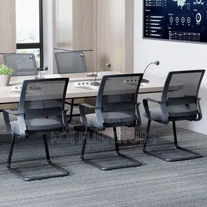Office Chair : Ergonomic Conference/Visitor Office Seat,