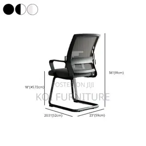 Office Chair : Ergonomic Conference/Visitor Office Seat,