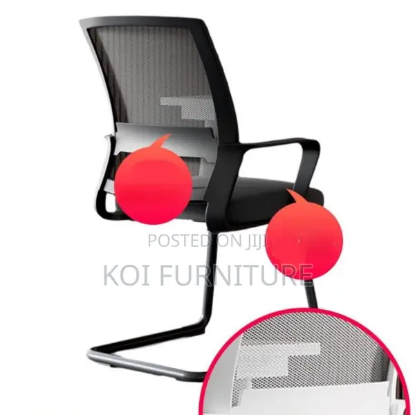 Office Chair : Ergonomic Conference/Visitor Office Seat,