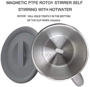 Aaa Battery Powered 380ml Stainless Steel Magnetic Stirring Cup