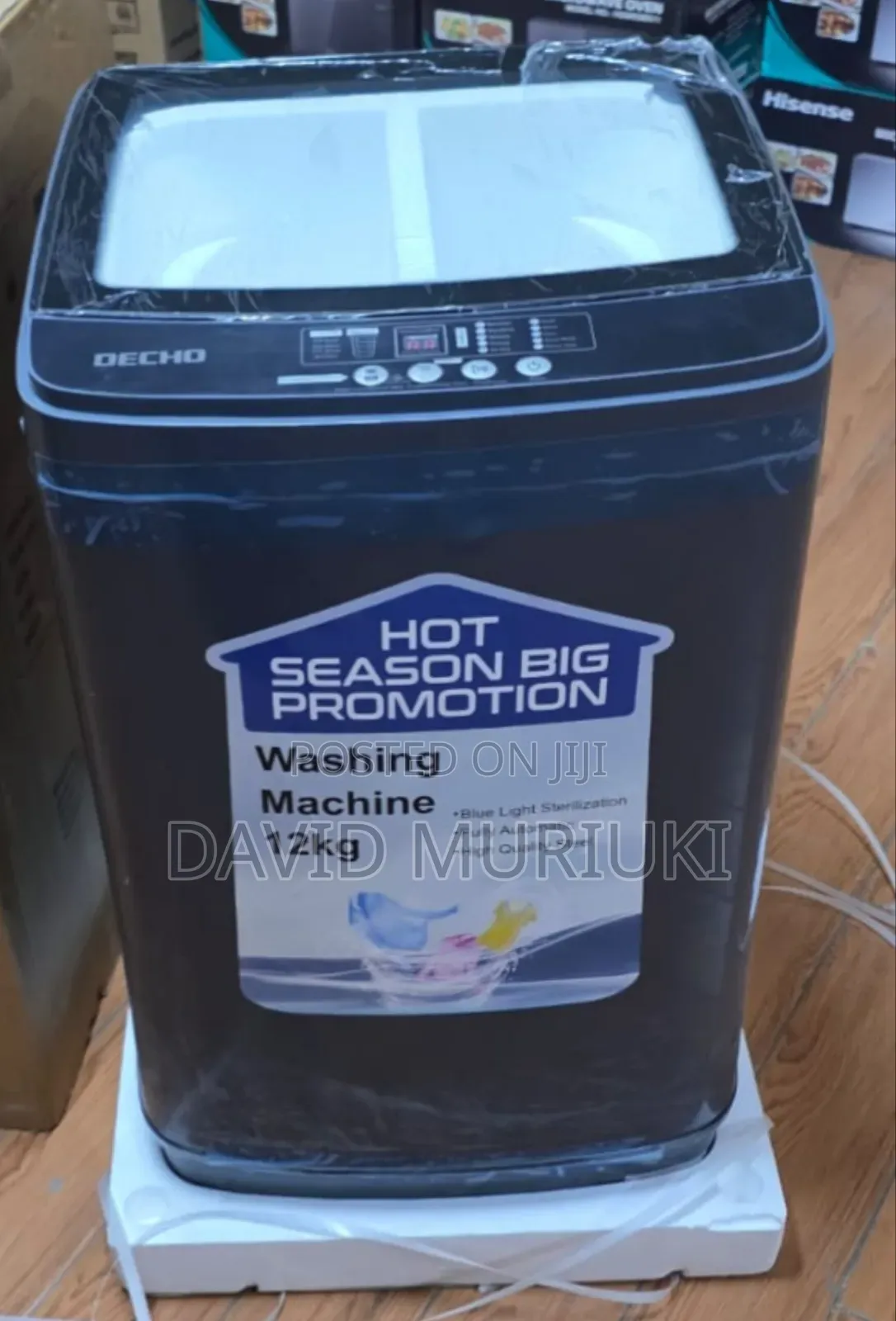 Decho 12kg Fully Automatic Top Load Washing Machine.