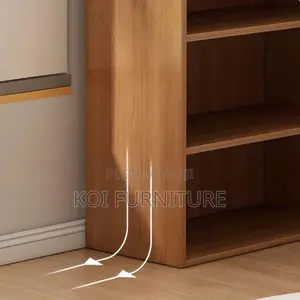 Office Bookcase : Modern Six Tier Cherry Bookshelf