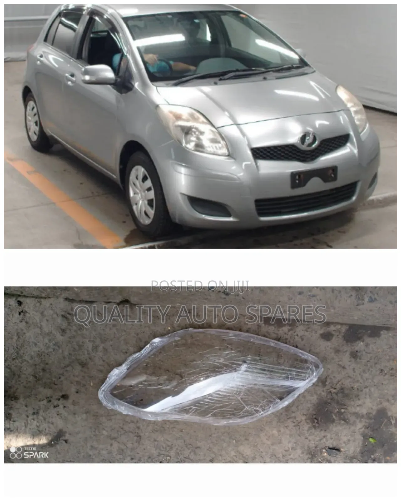 Toyota Vitz Headlight Lens 2005/2008