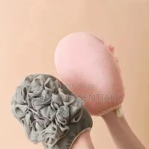 2-in-1 Bath Scrub Mitt Exfoliating Shower Glove - Glow Skin