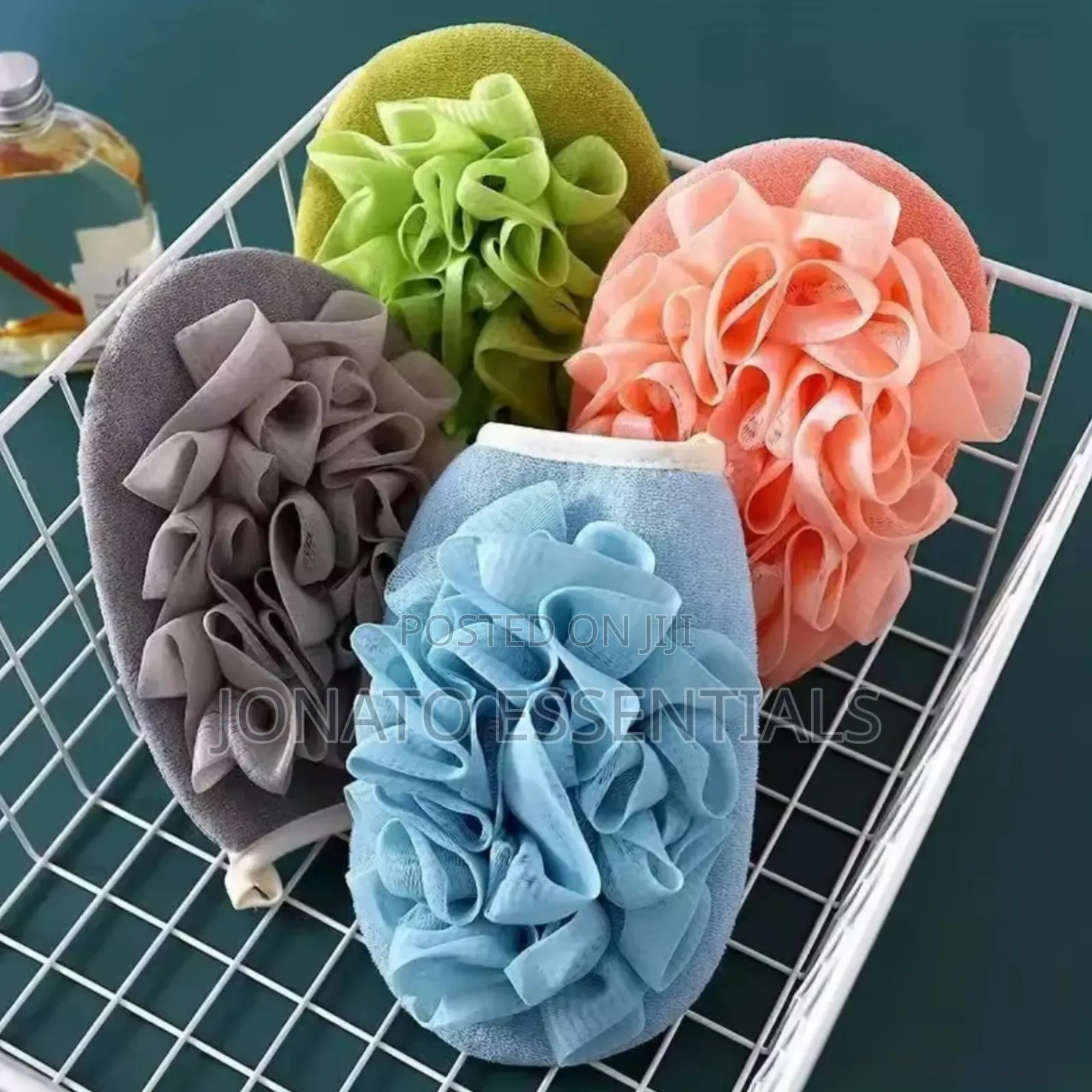 2-in-1 Bath Scrub Mitt Exfoliating Shower Glove - Glow Skin