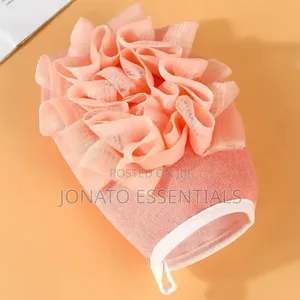 2-in-1 Bath Scrub Mitt Exfoliating Shower Glove - Glow Skin