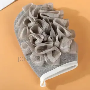 2-in-1 Bath Scrub Mitt Exfoliating Shower Glove - Glow Skin