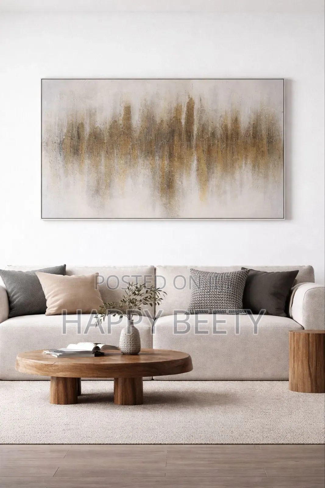 Modern Abstract Brushstroke Artwork