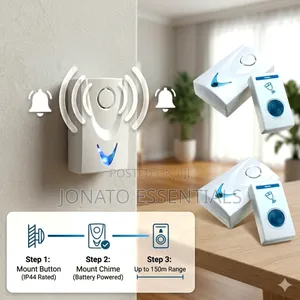 Wireless Doorbell Remote Control Battery Powered Door Bell