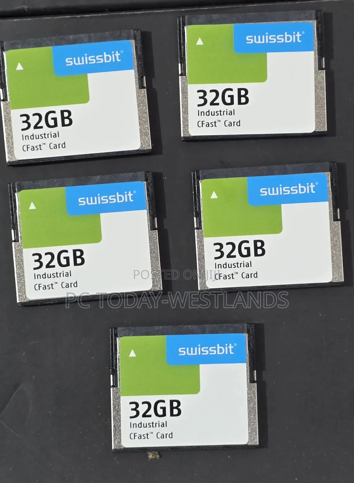 Swissbit Industrial Cfast Card, 32 Gb,Sfca032gh1ao2to-i-qc-216-std
