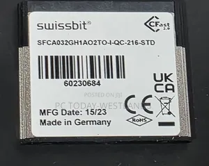 Swissbit Industrial Cfast Card, 32 Gb,Sfca032gh1ao2to-i-qc-216-std