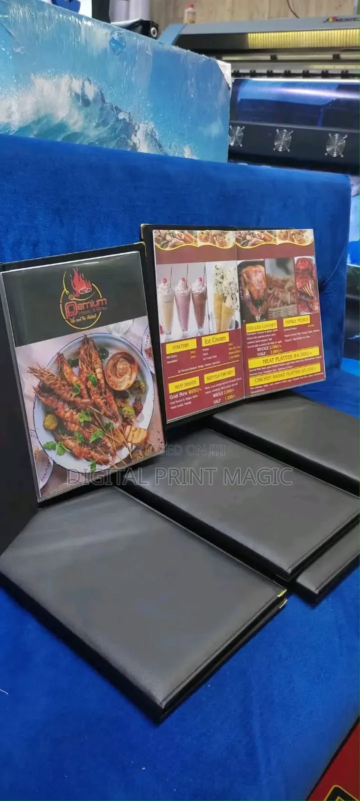Hotel Menu Holders