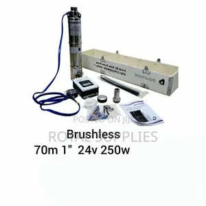 Brushless 70m Solar Submersible Water Pump With Inverter
