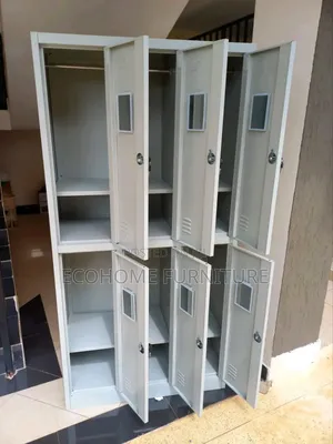 6 Door Staff Cabinet With Mirror