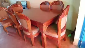 6 Seater Antique Quality Mahogany Dining Table
