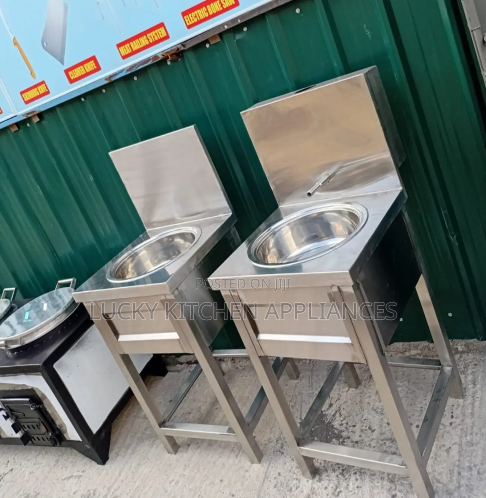Stainless Steel Hands Washing Station.