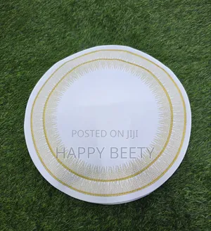 Modern Round Faux Leather PVC Table Mats