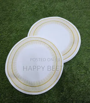 Modern Round Faux Leather PVC Table Mats