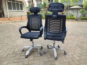 Secretarial Reclining Mesh With Headrest Office Chair