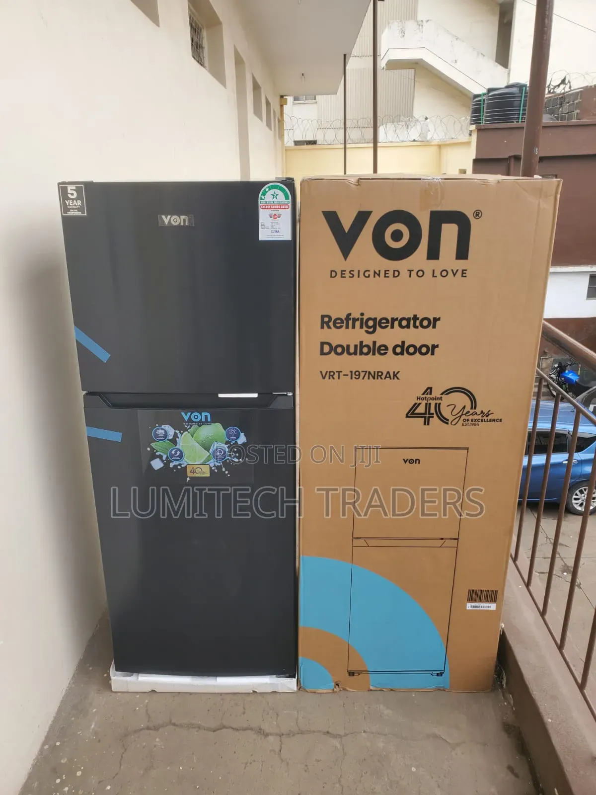 Von197 Litres No Frost Fridge TMF VRT- Nrak