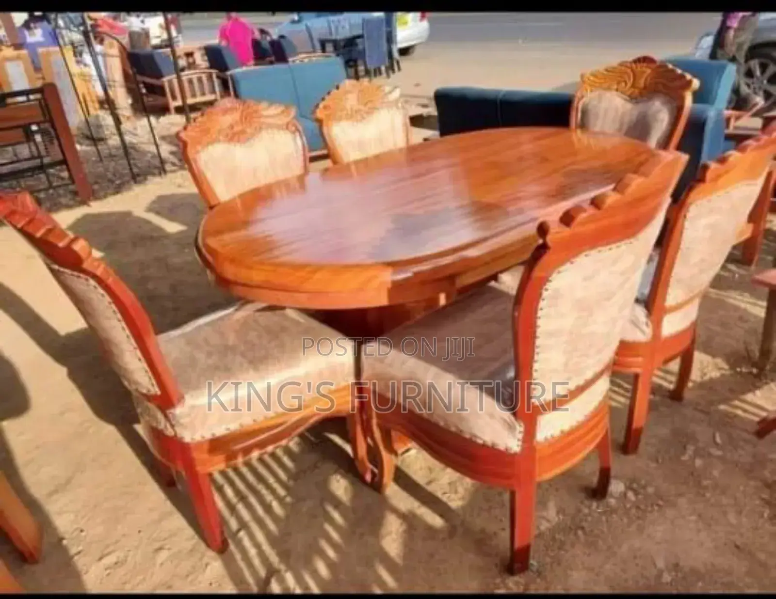 6 Seater Quality Mahogany Dining Table