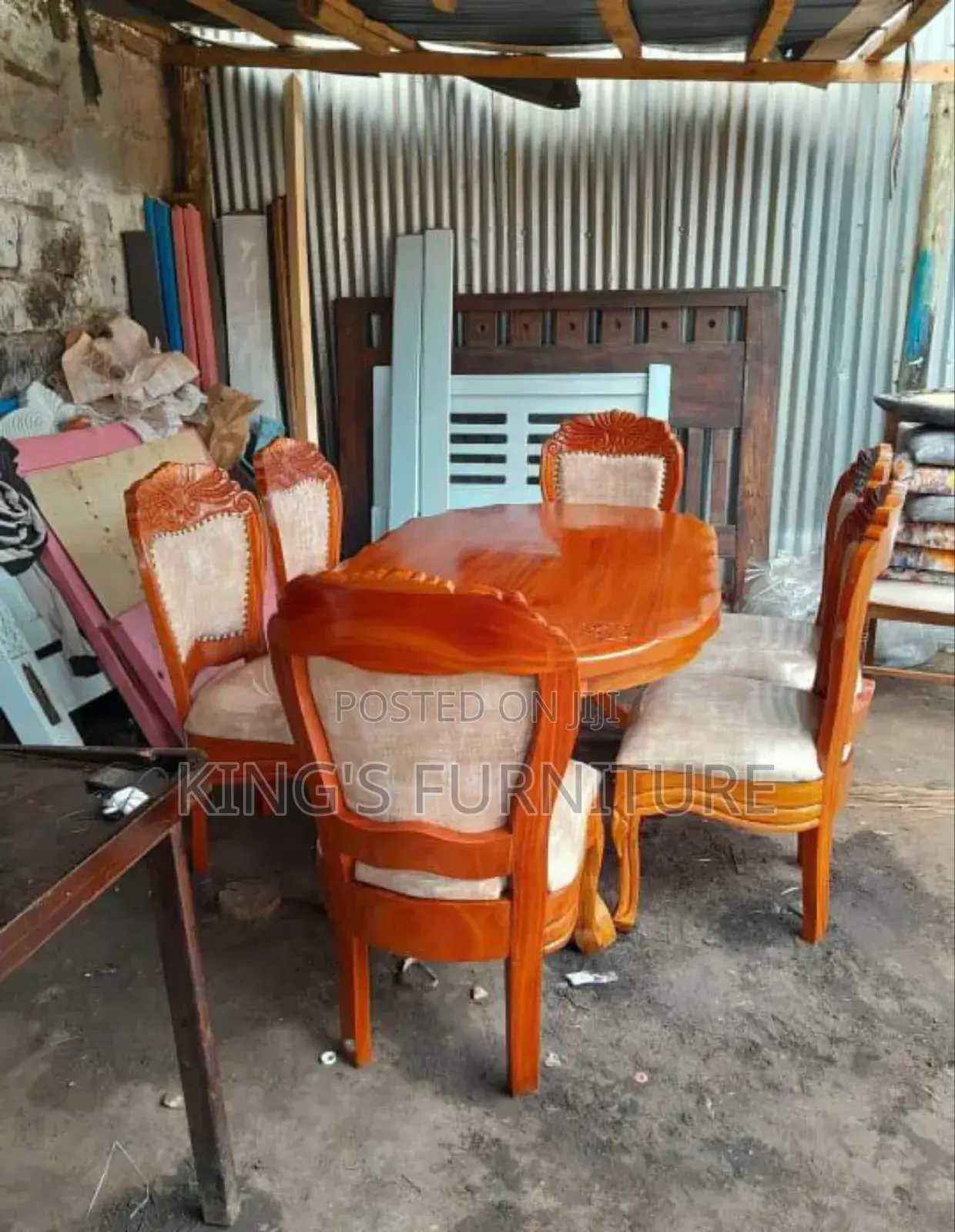 6 Seater Quality Mahogany Dining Table