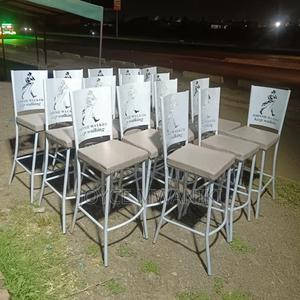 Modern Classy Powder Coated Bar Chairs - thumbnail 2