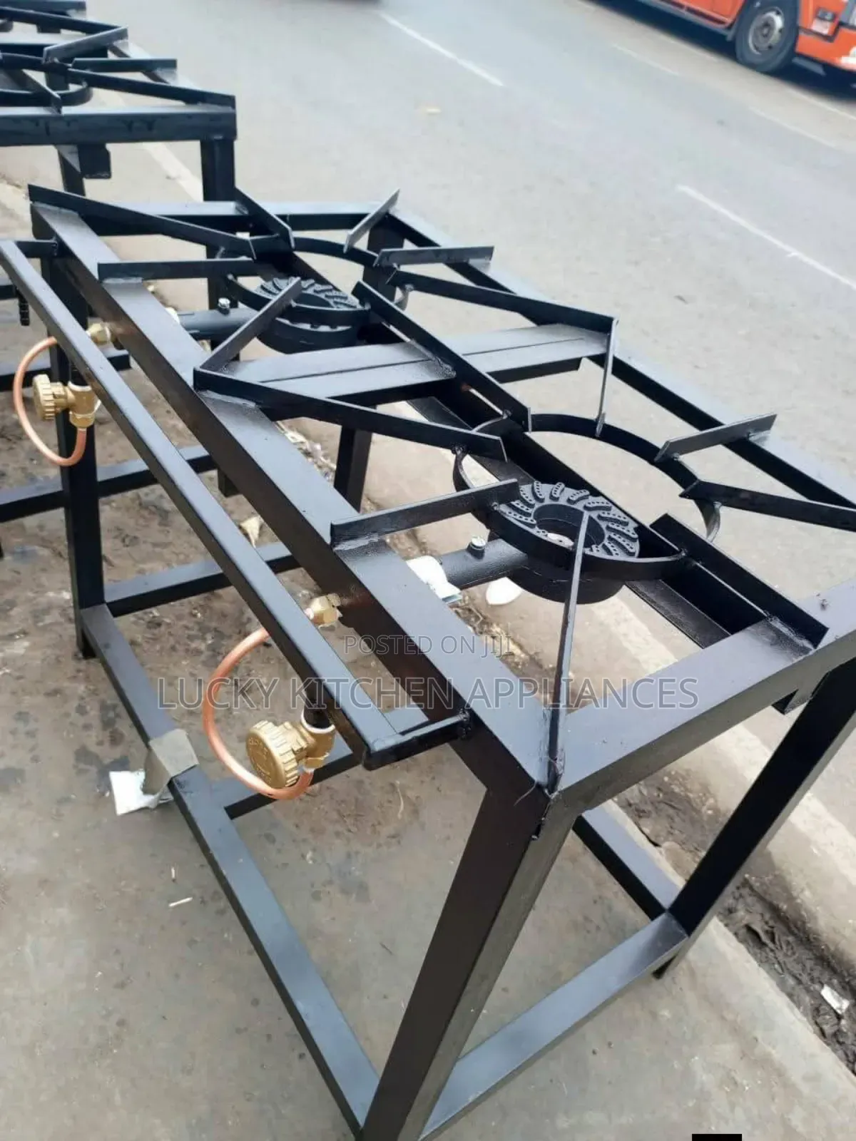 Mild Steel High Pressure Two Burner.