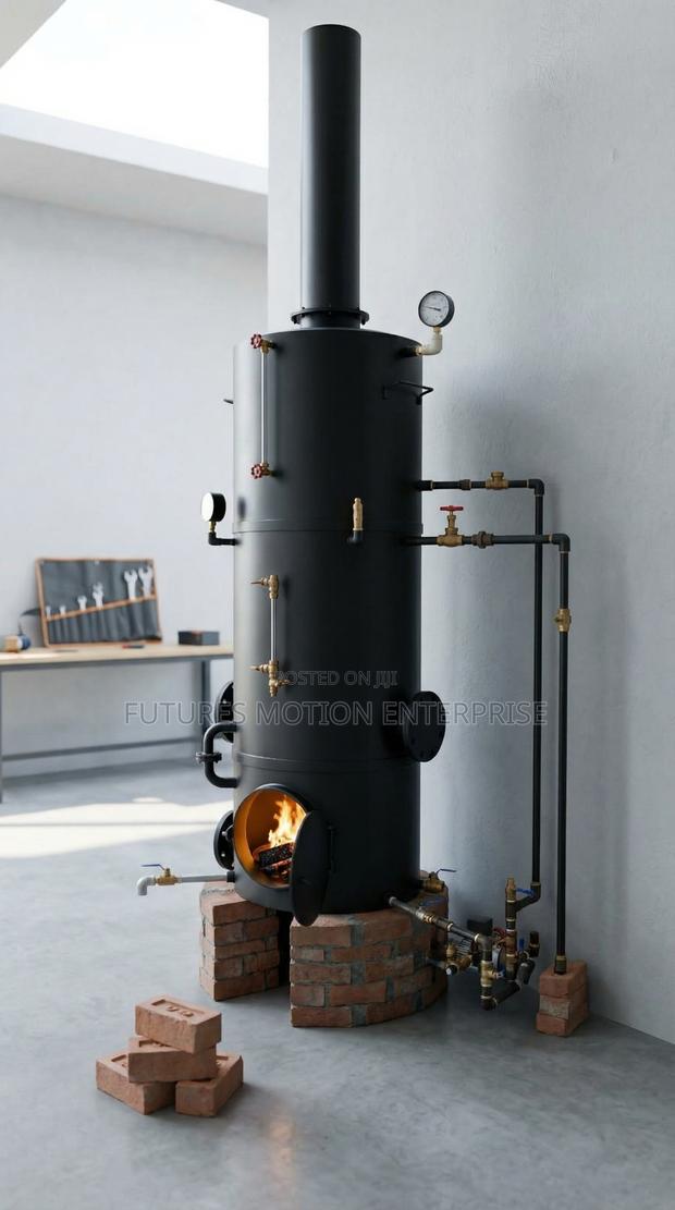 Industrial Steam Boiler 500l – For Laundry, Dairy, Bakery
