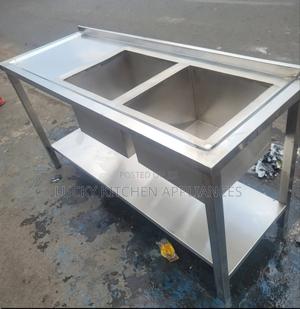 Double Bowl Stainless Steel Sink. - thumbnail 2