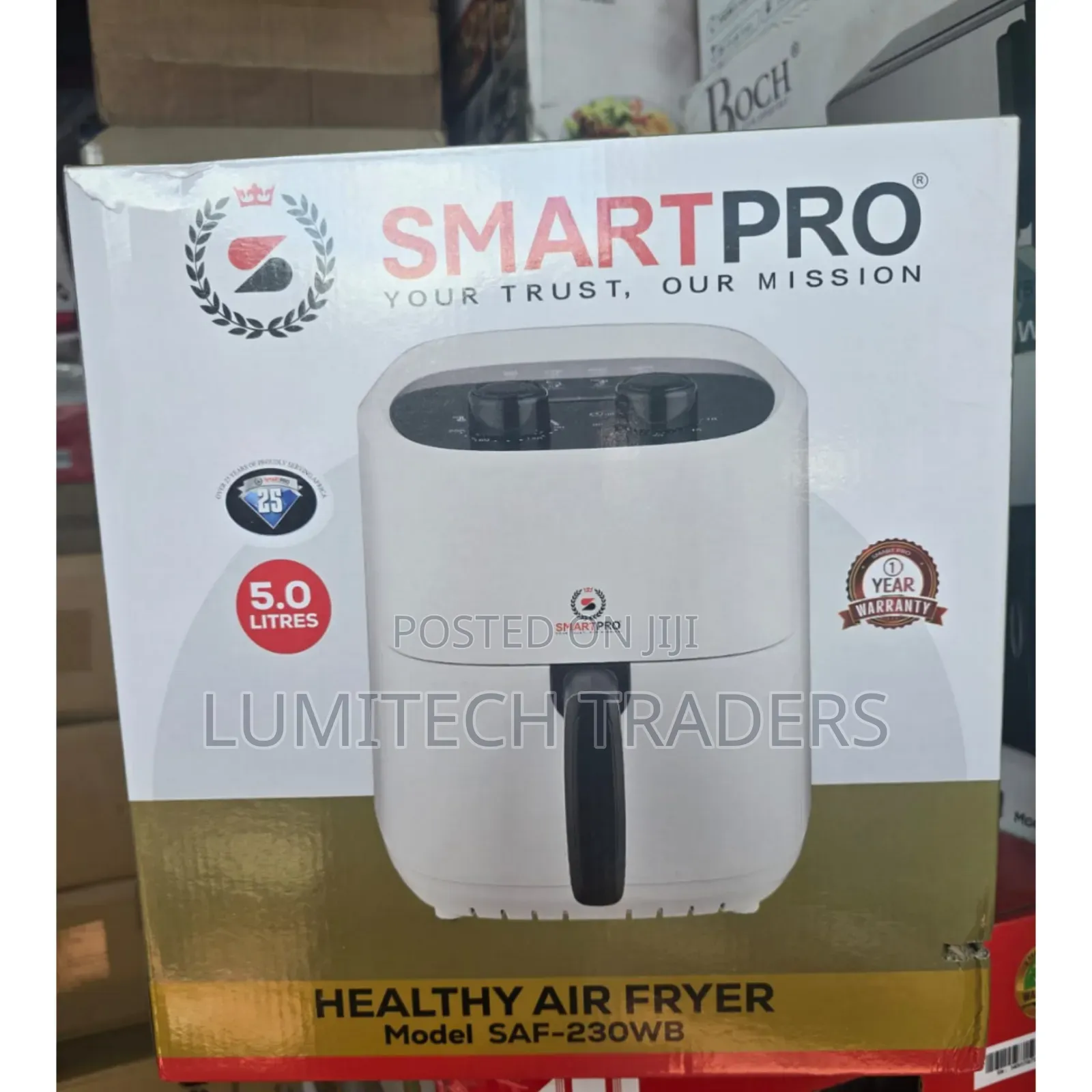 Smartpro 5 Litres Digital Air Fryer Saf 230wb