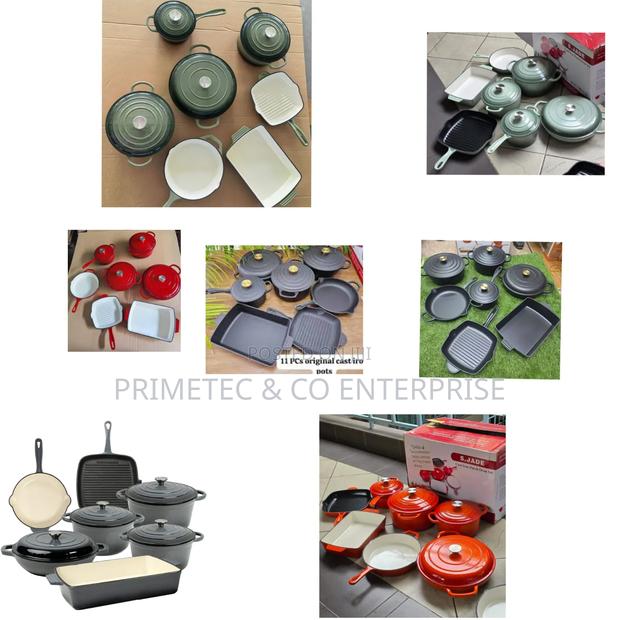 Cast Iron Pots 11pc Available