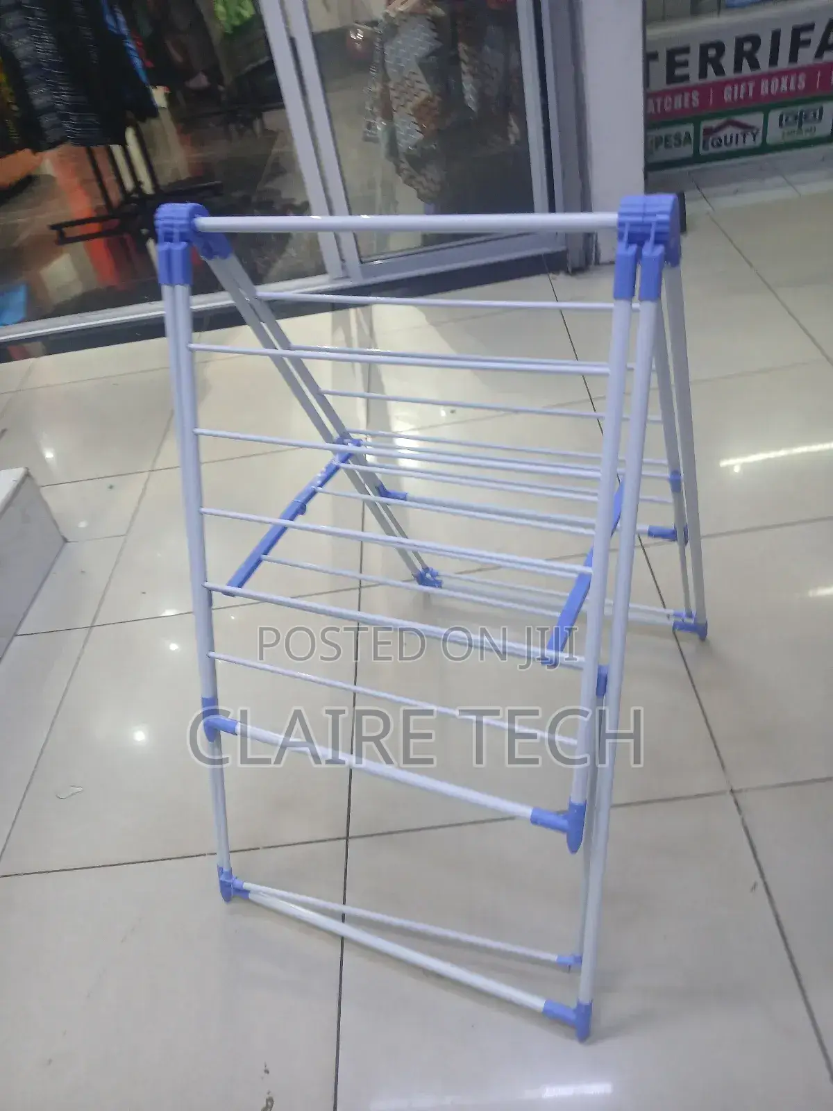 Heavy Load Clothes Rack – Assembled Steel Frame